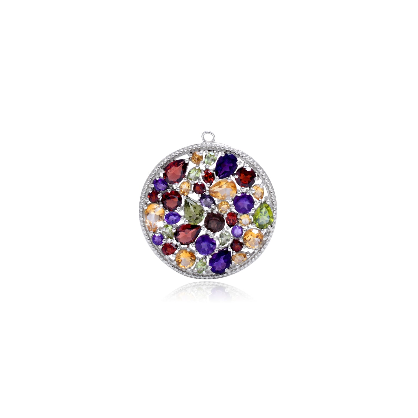 Multicolour Round Pendant