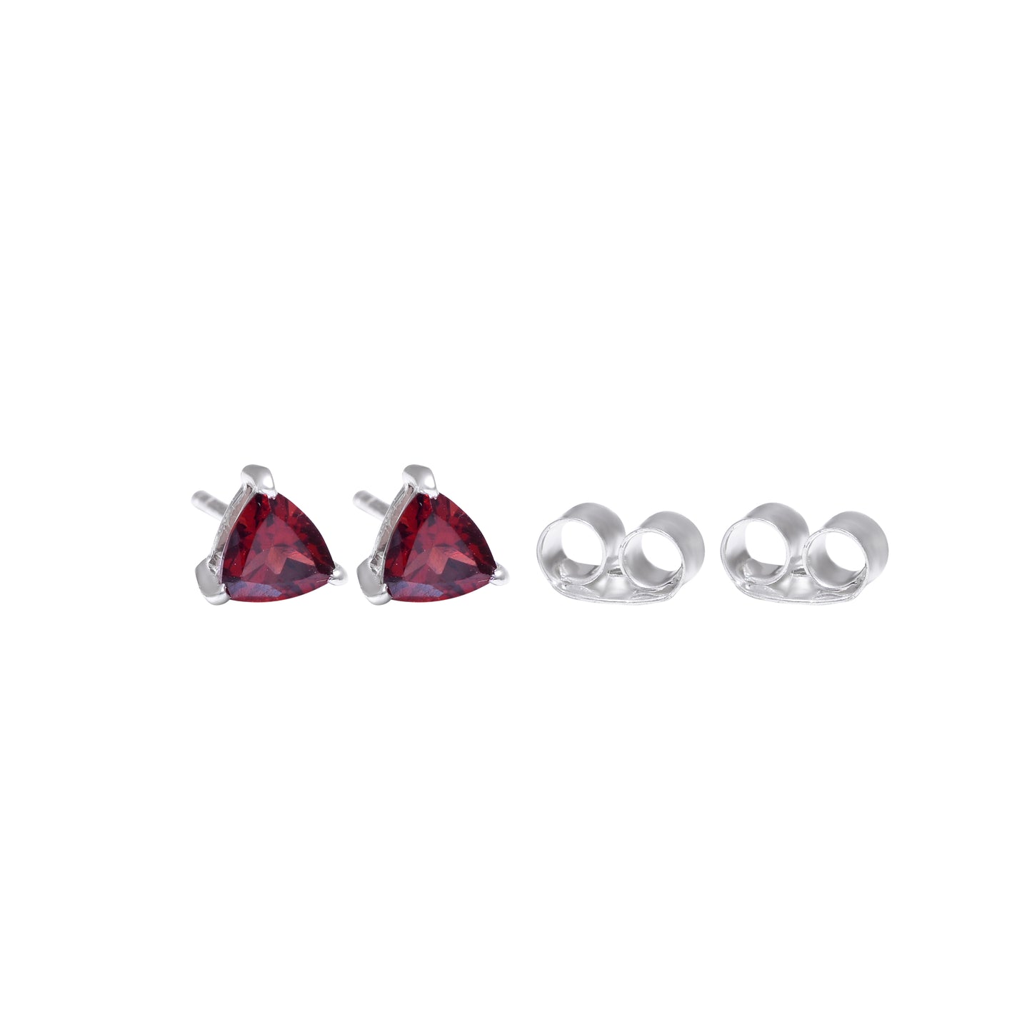 Red Garnet Pendant Set