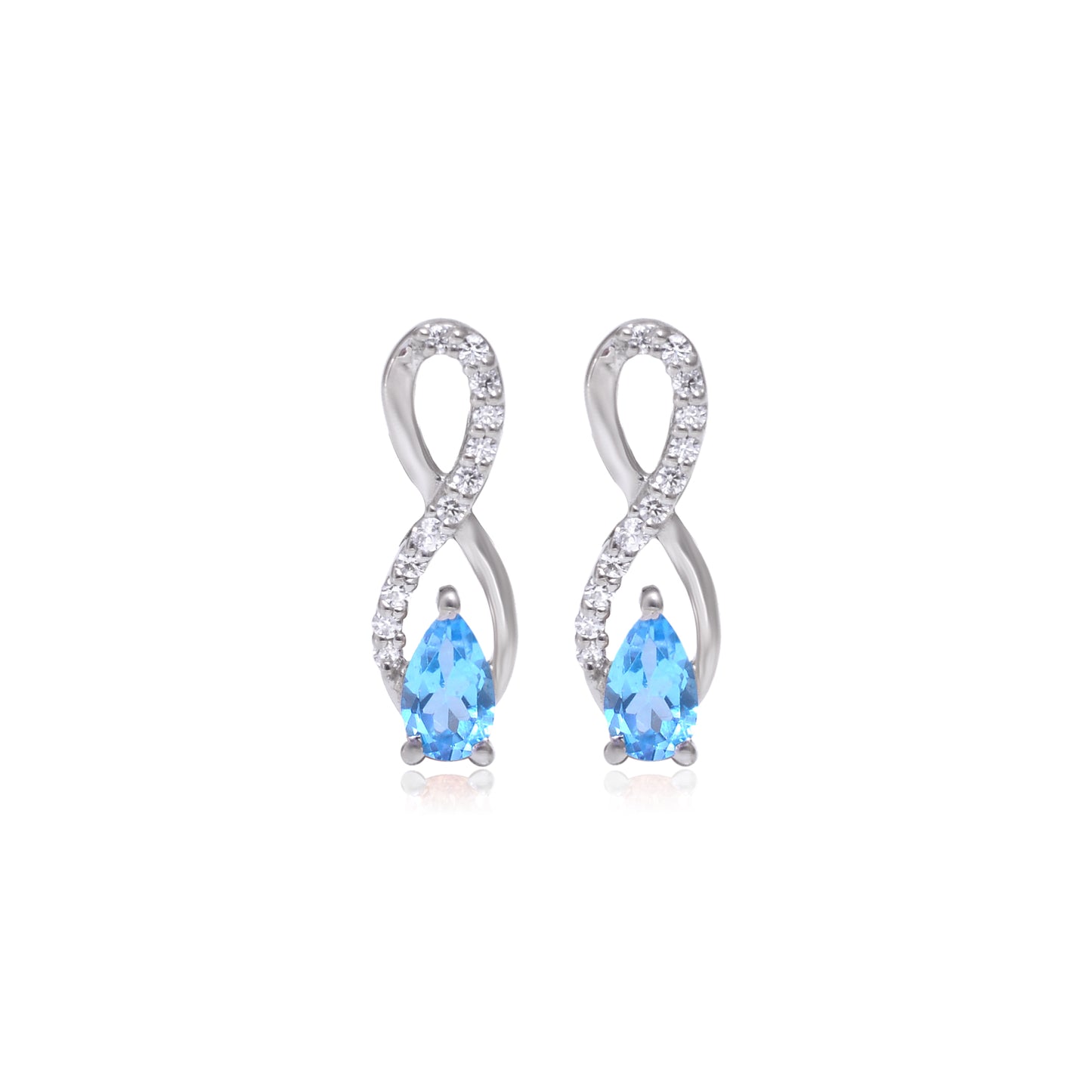 Blue Topaz Pendant set