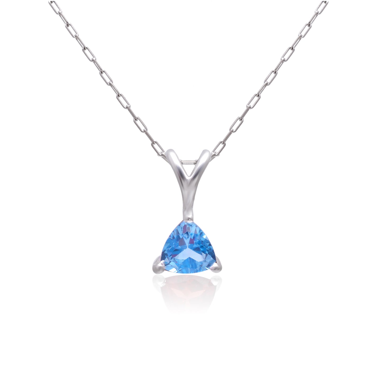 Blue Topaz Pendant Set