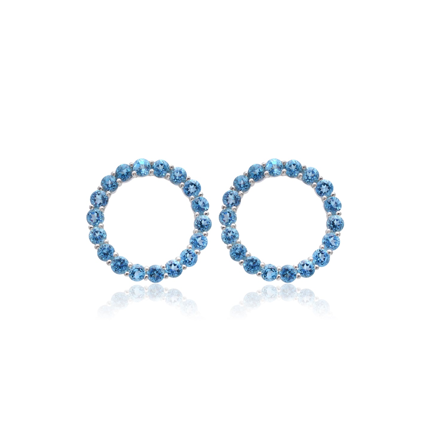 Blue Topaz Studs