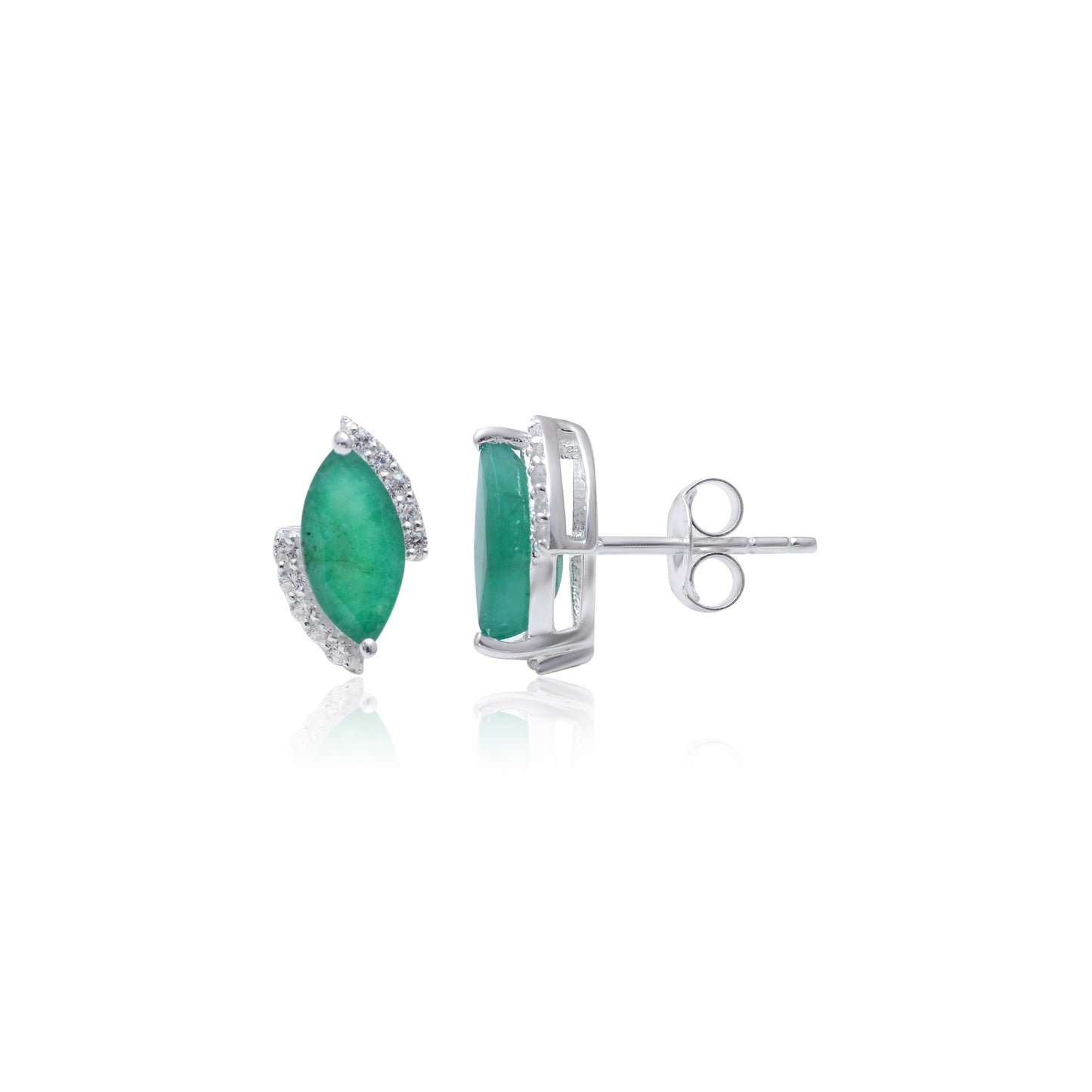 Emerald Pendant Set