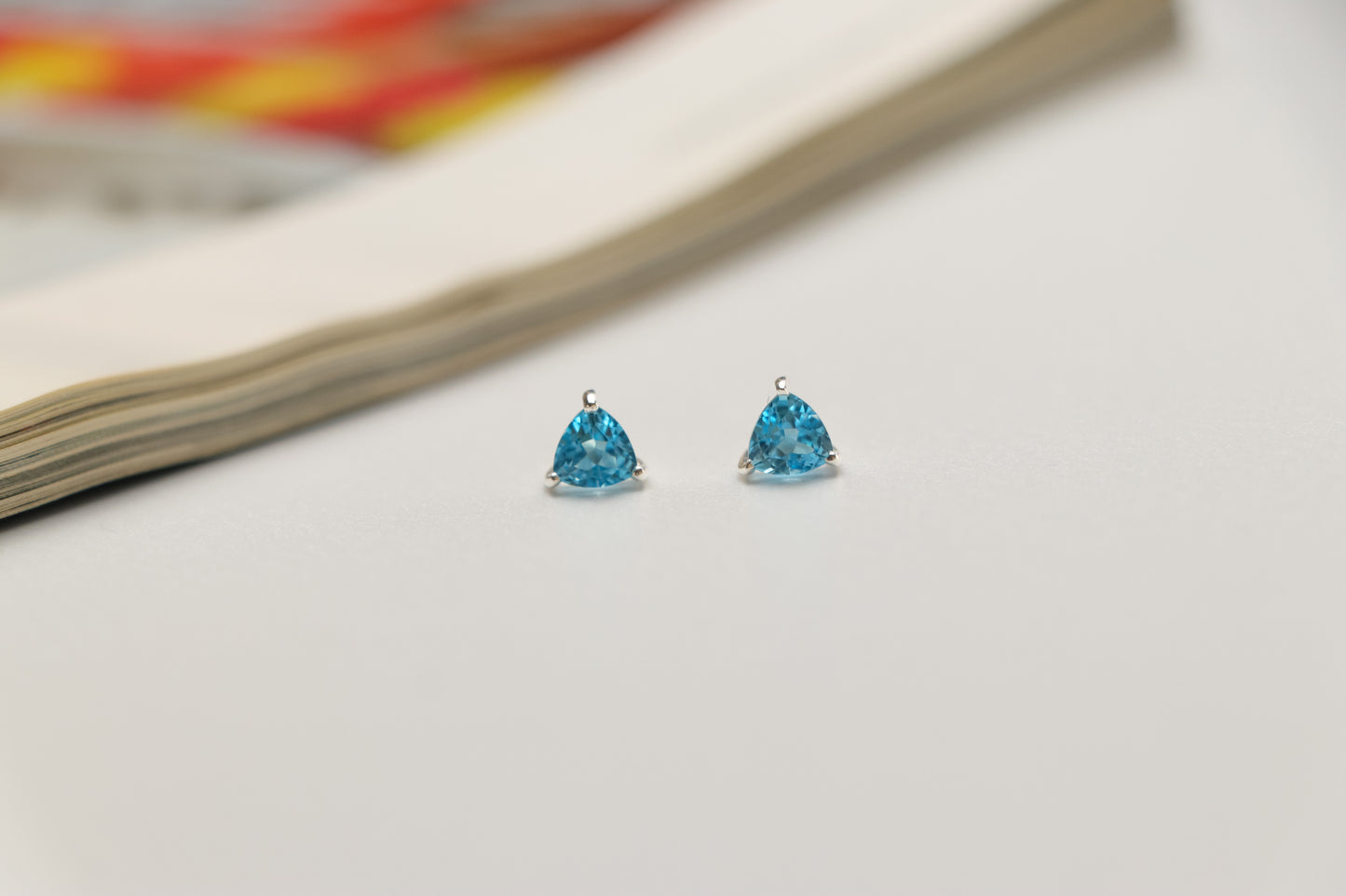 Blue Topaz Pendant Set