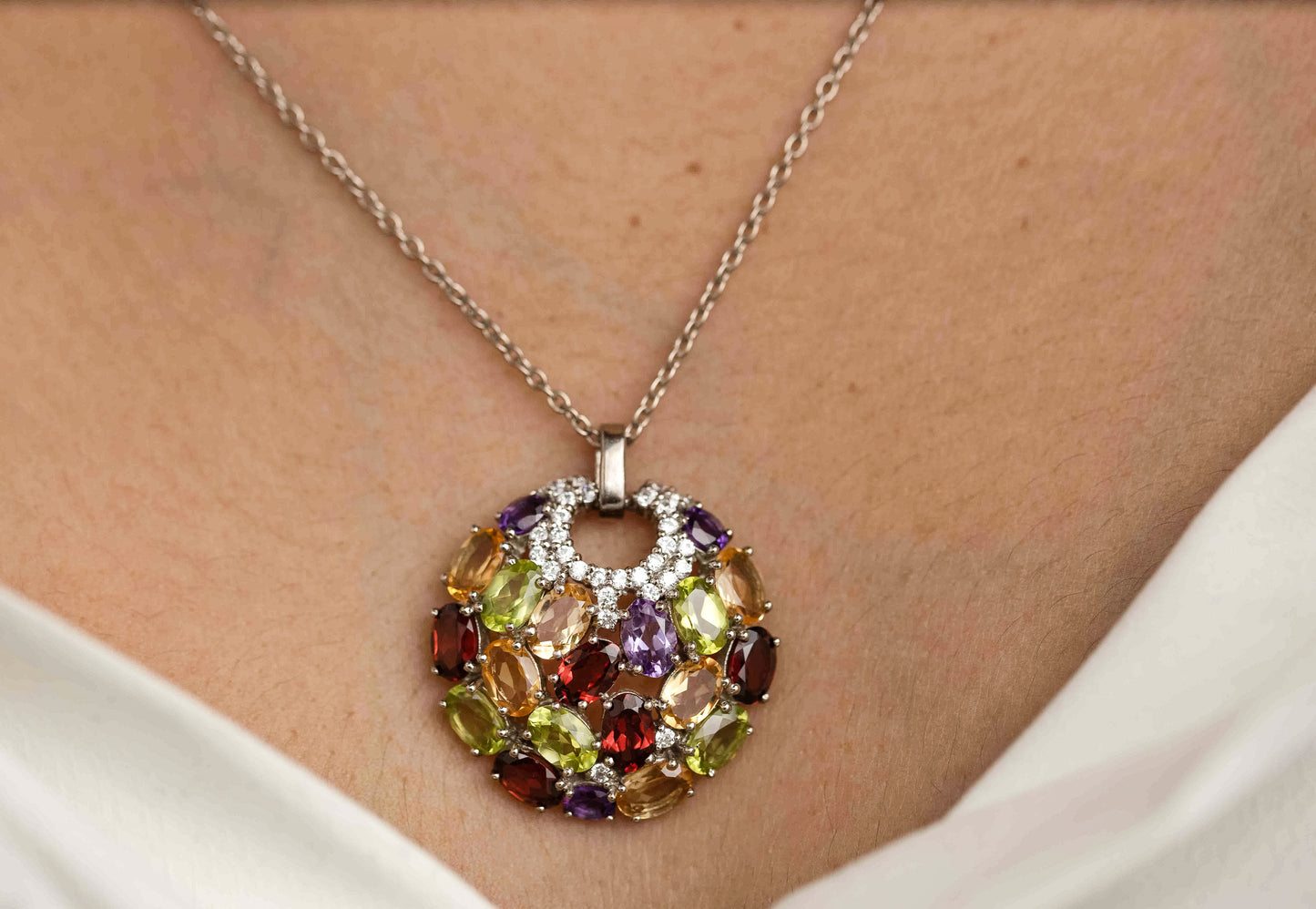 Round Multicolour Pendant