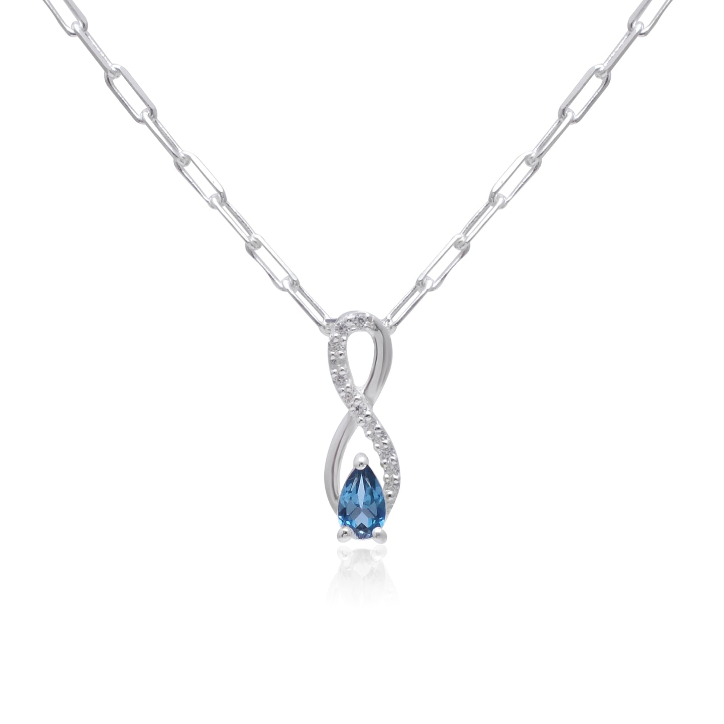 London Blue Topaz Pendant Set