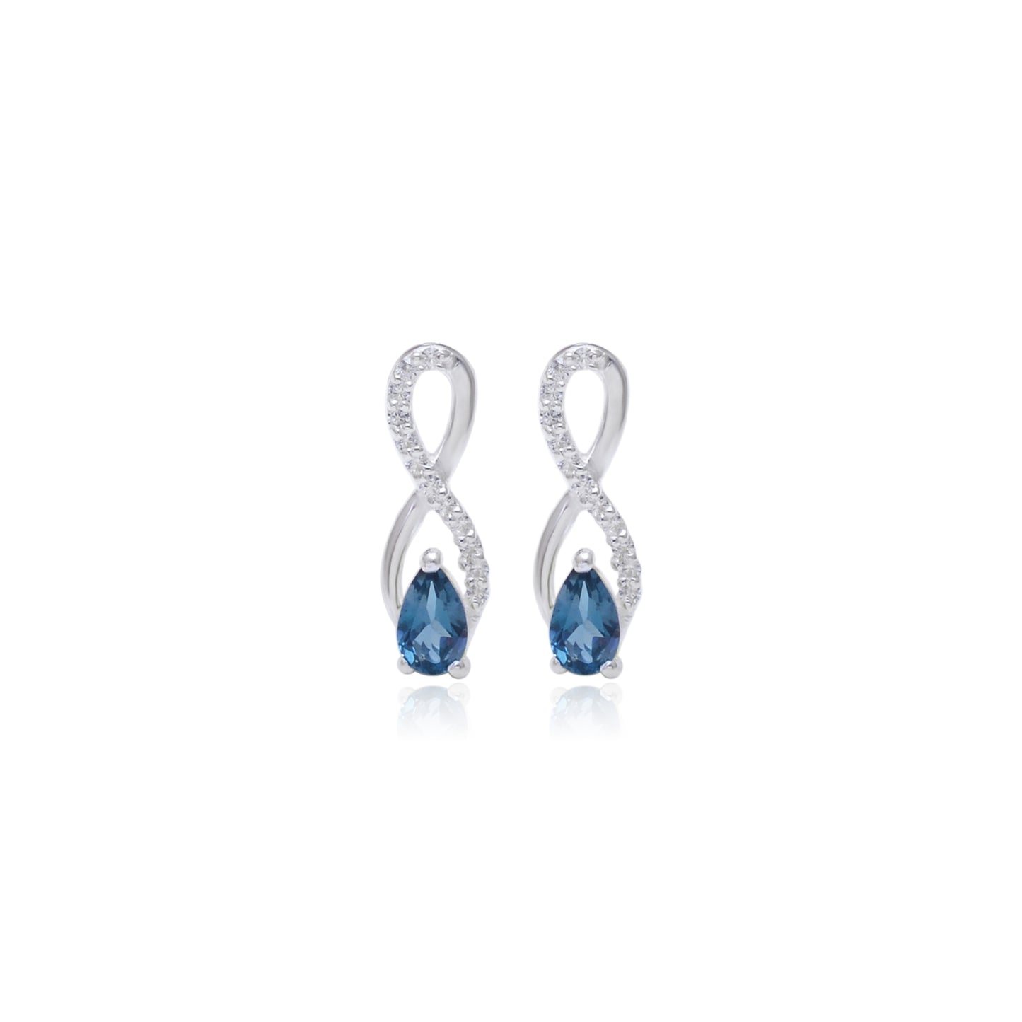 London Blue Topaz Pendant Set