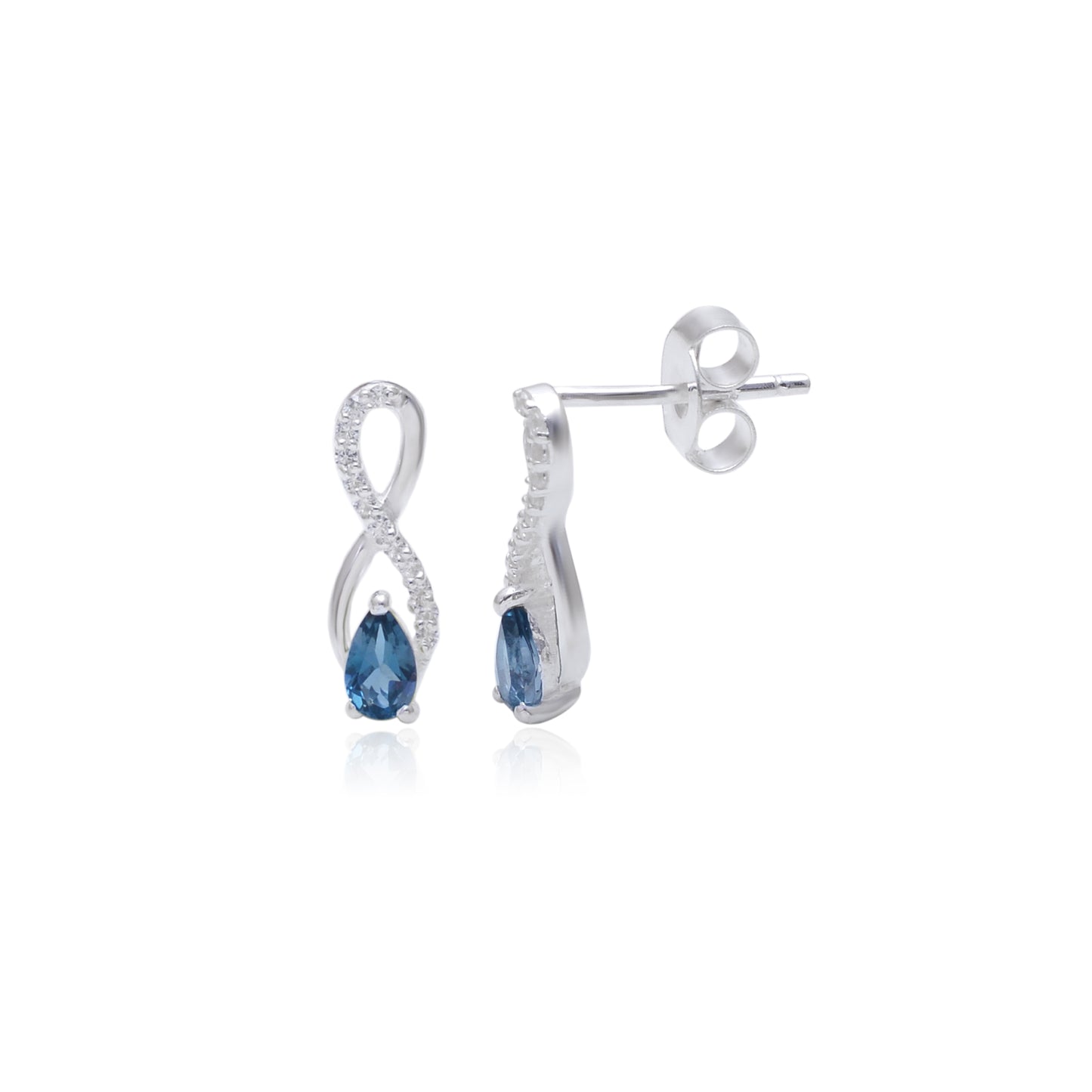 London Blue Topaz Pendant Set