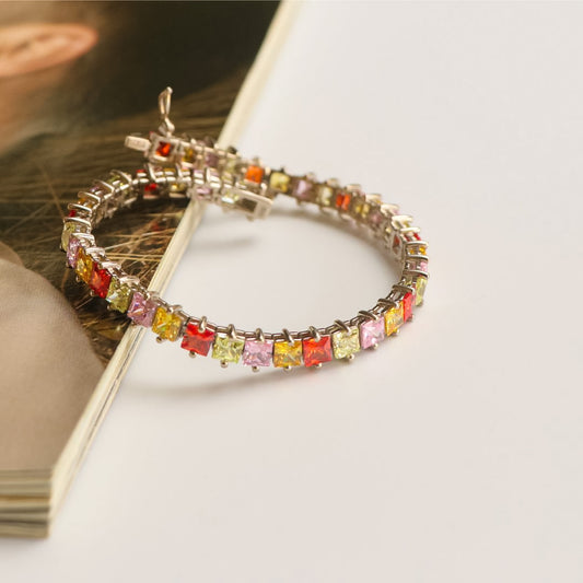 Cubic Zirconia Multicolour Bracelet