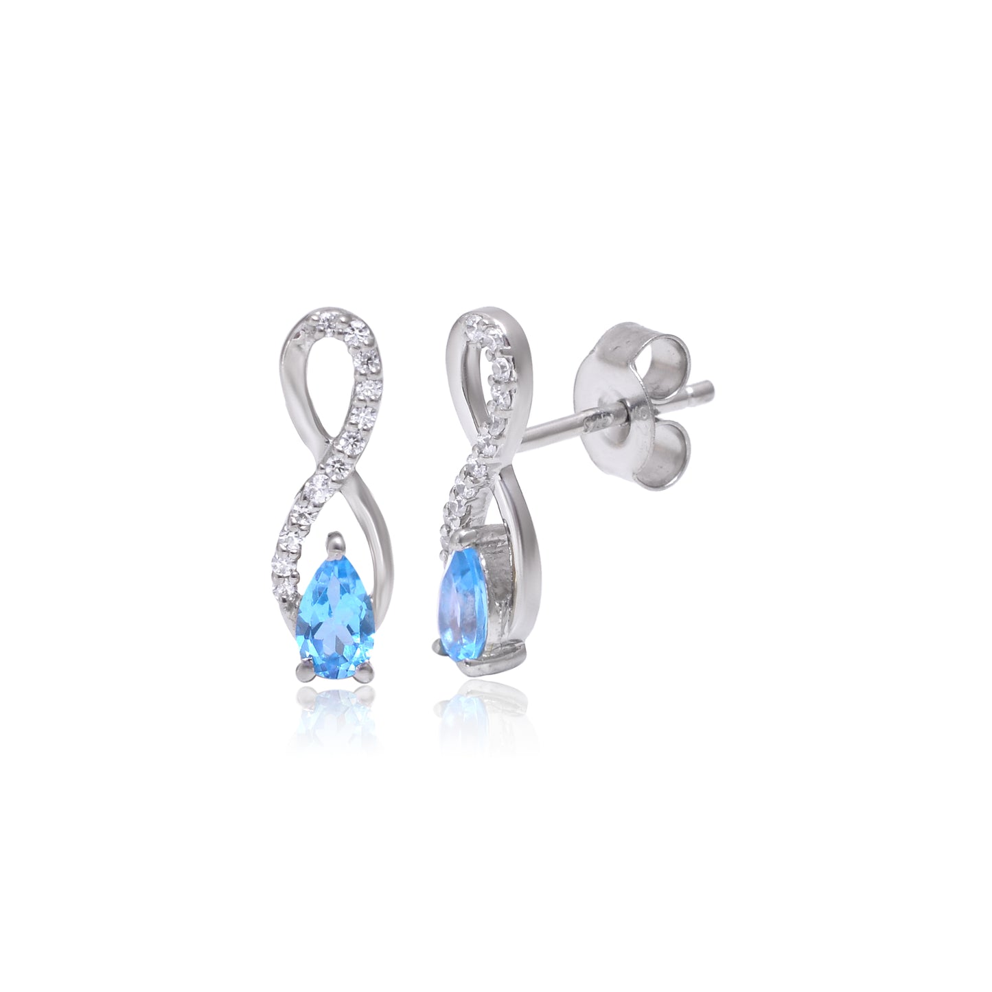 Blue Topaz Pendant set