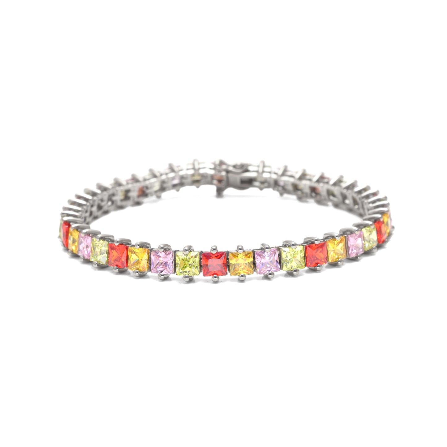 Cubic Zirconia Multicolour Bracelet