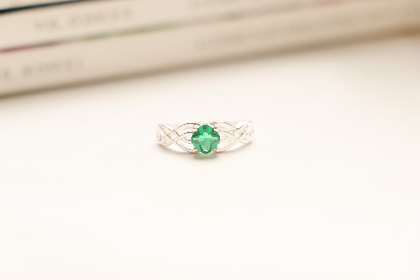 Single Stone Cubic Zirconia Ring