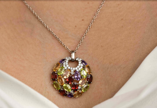 Round Multicolour Pendant